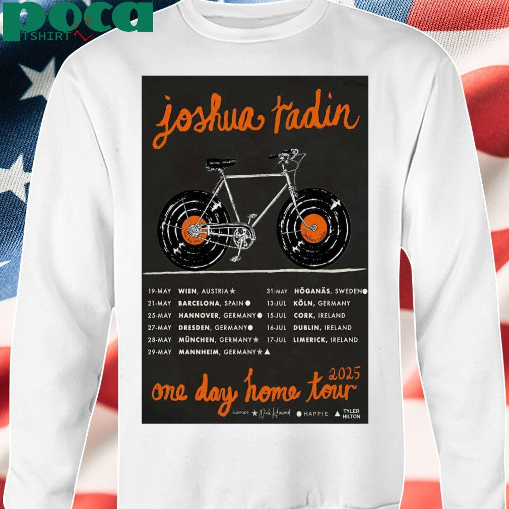 Poster Joshua Radin One Day Home Tour 2025 Shirt