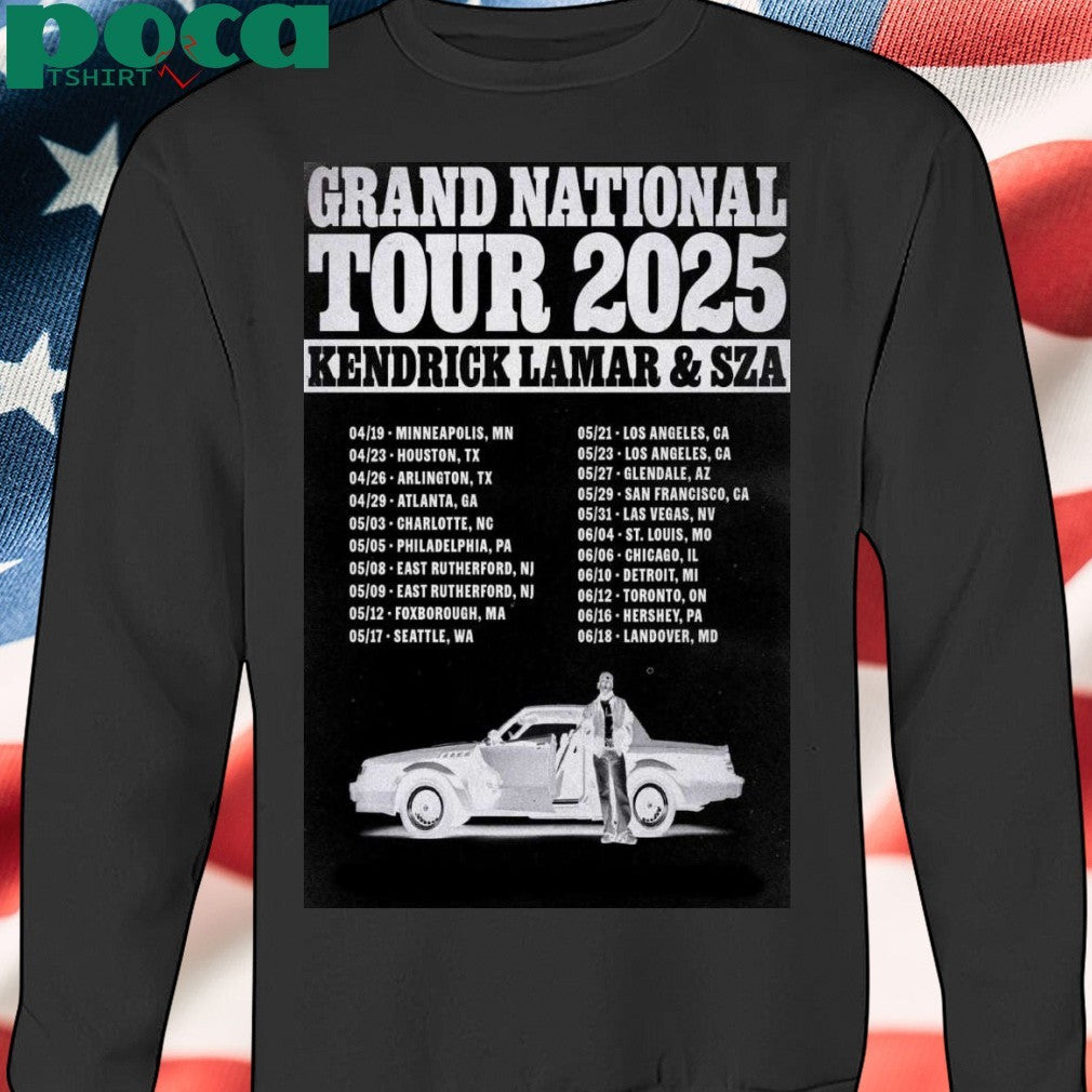 Poster Kendrick Lamar & SZA Grand National Tour 2025 shirt