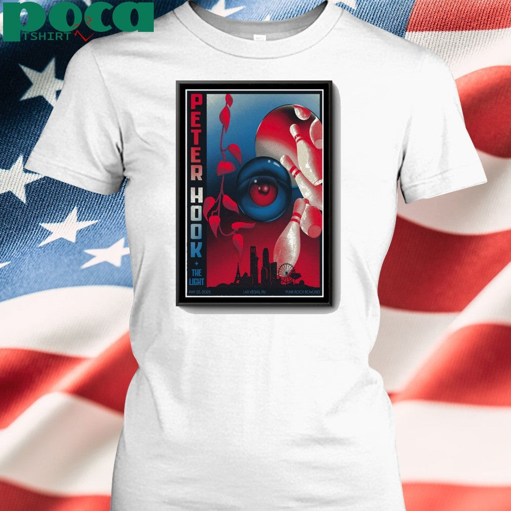 Poster Peter Hook & The Light May 25 2025 Punk Rock Bowling Las Vegas, NV shirt