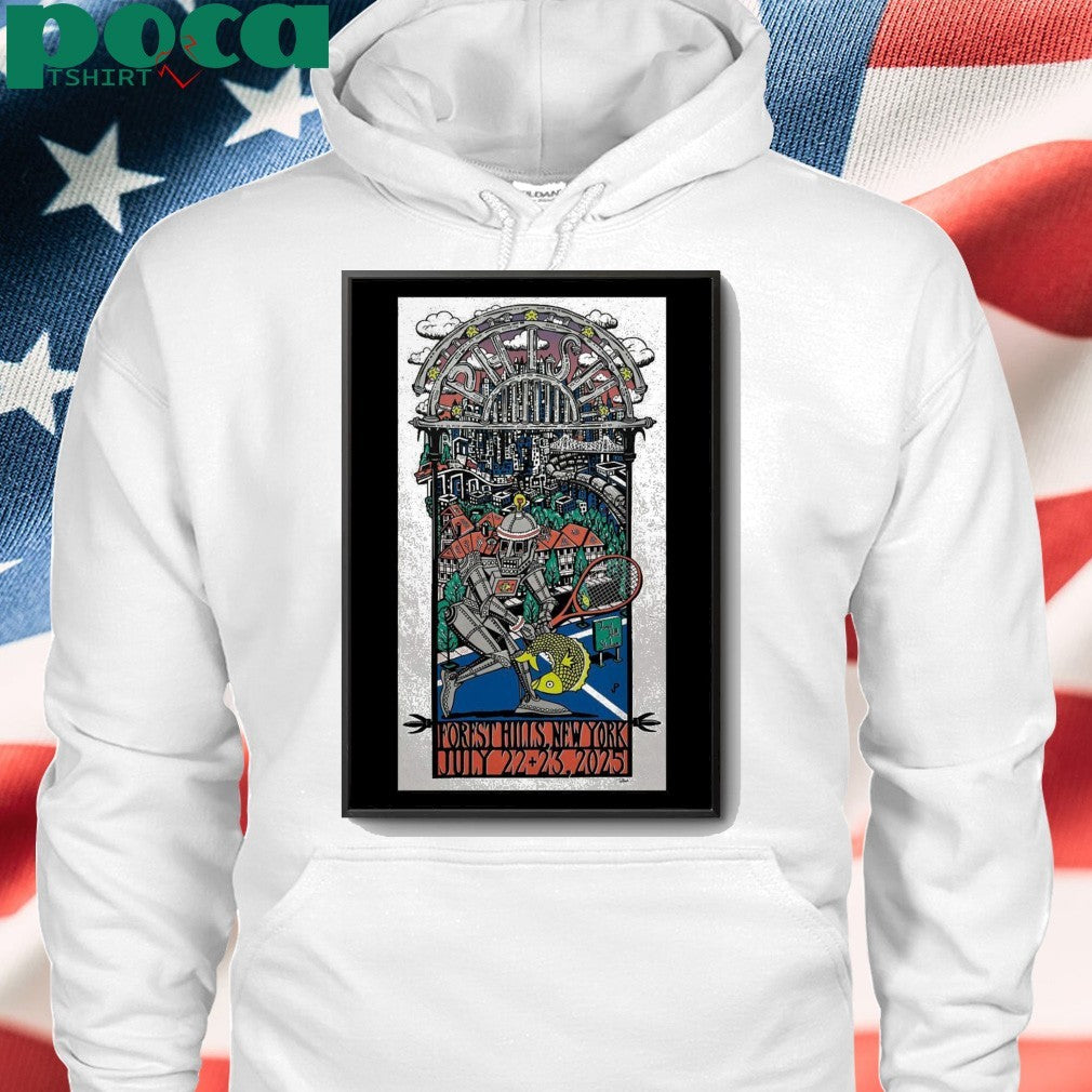 Poster Phish Tour Forest Hills, New York 2025 shirt