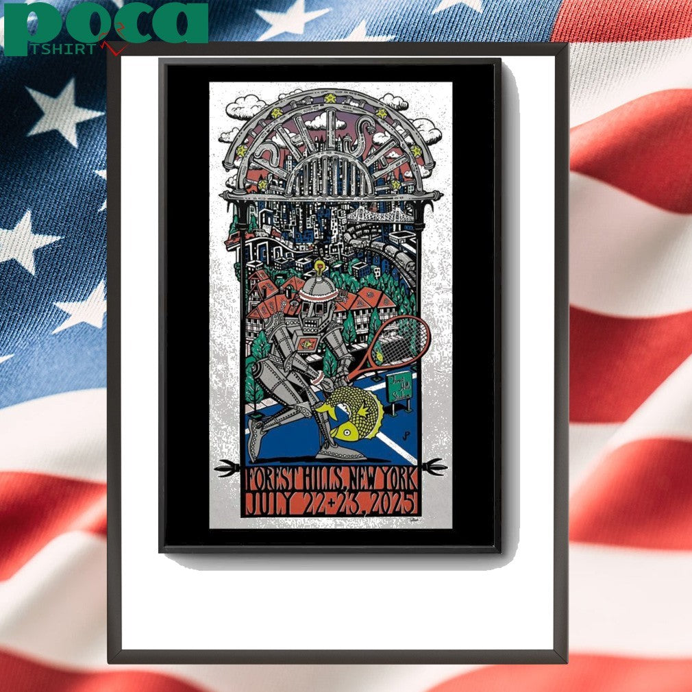 Poster Phish Tour Forest Hills, New York 2025 shirt
