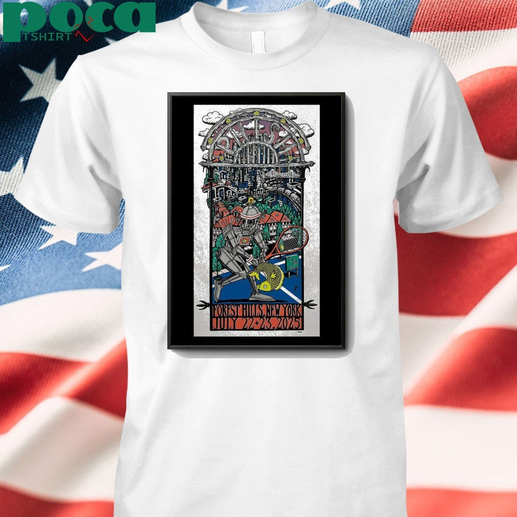 Poster Phish Tour Forest Hills, New York 2025 shirt
