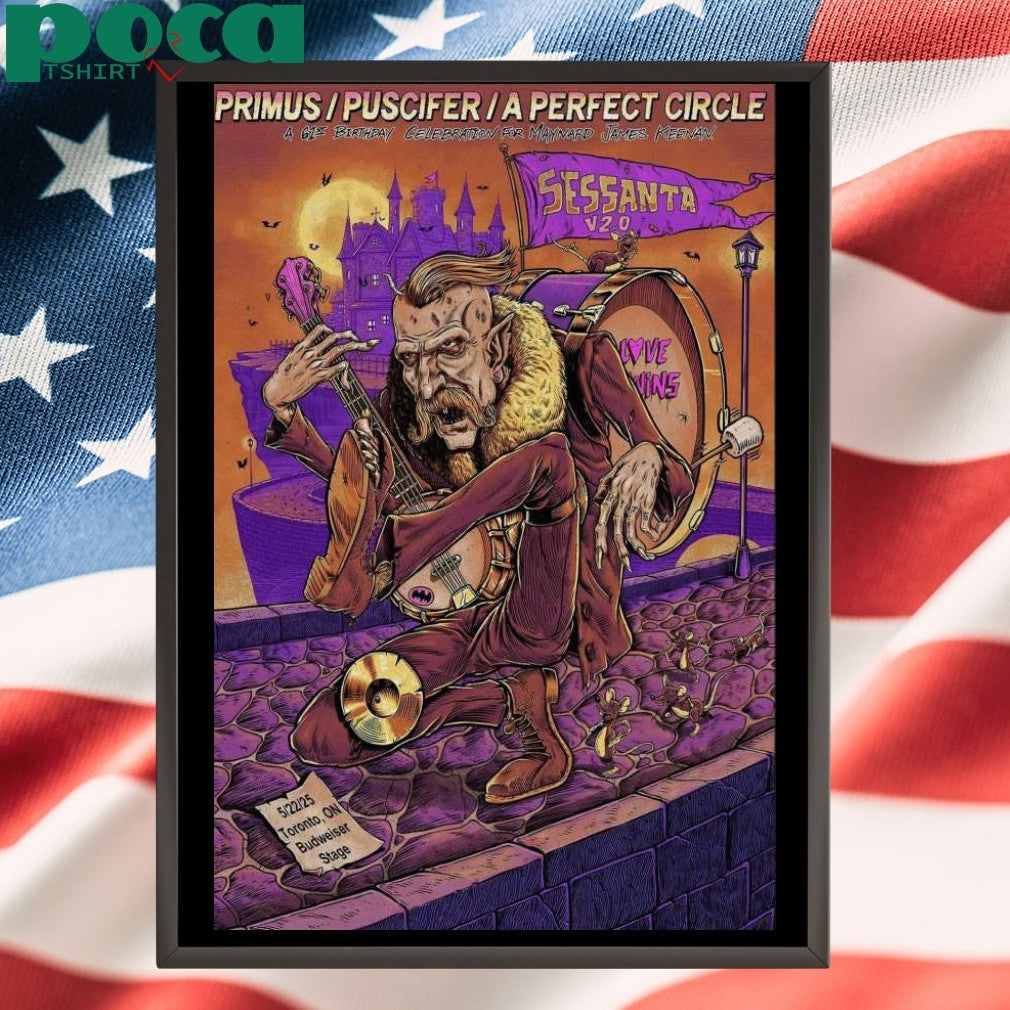 Poster Sessanta At Budweiser Stage In Toronto, ON On 05 22 2025 shirt
