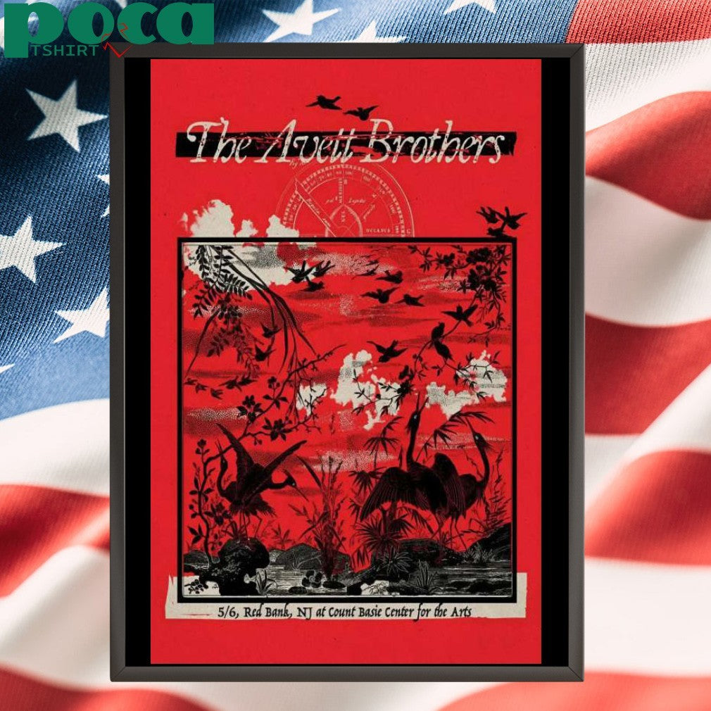 Poster The Avett Brothers At Hackensack Meridian Health Theatre In Red Bank, NJ On 05 6 2025 Shirt