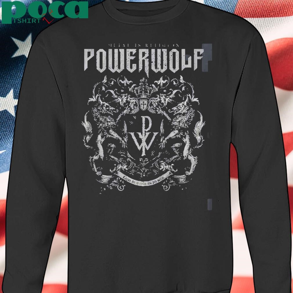 Powerwolf Crest Metal Is Religion Two shirt