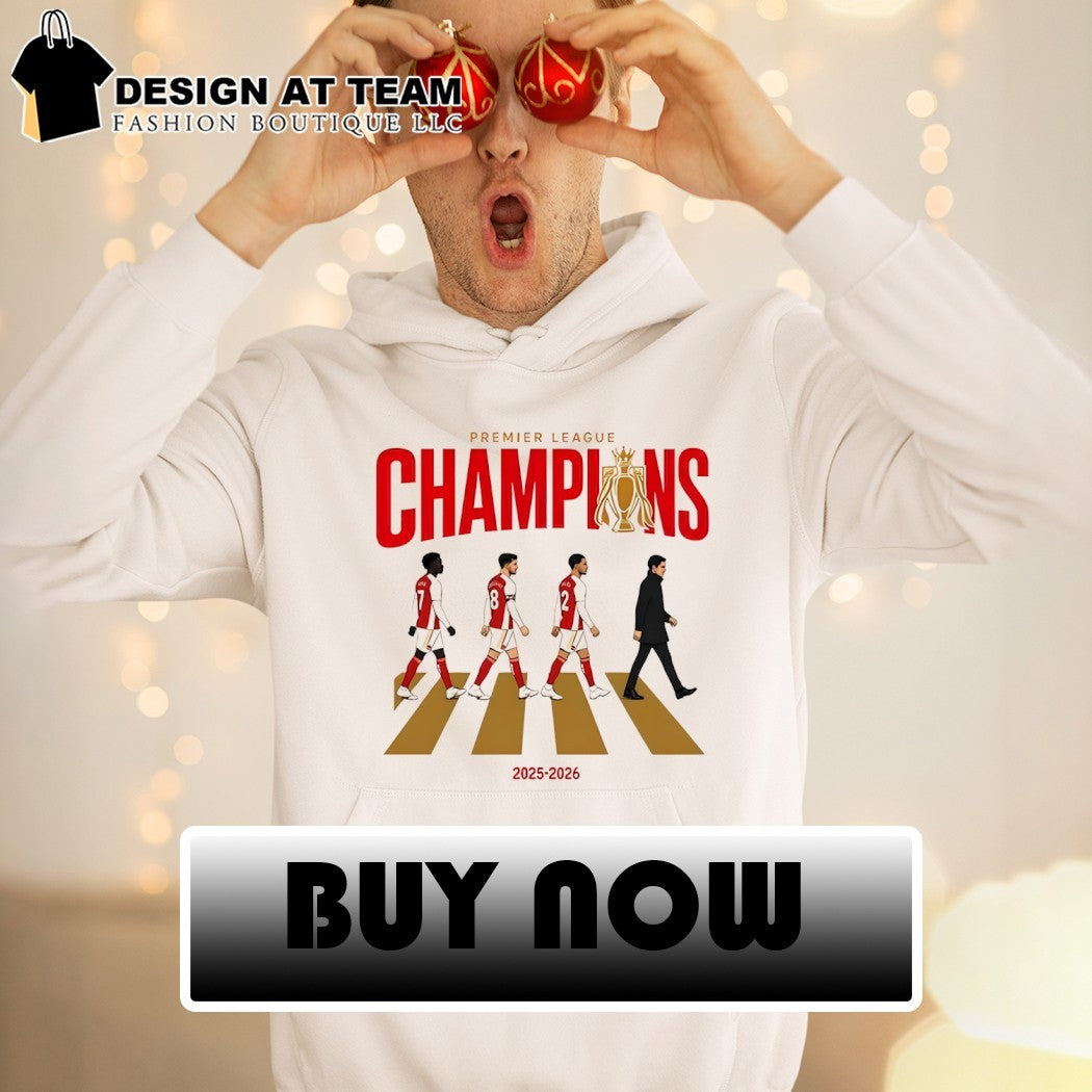 Premier League North London FC Champions 2025-2026 Abbey Road shirt