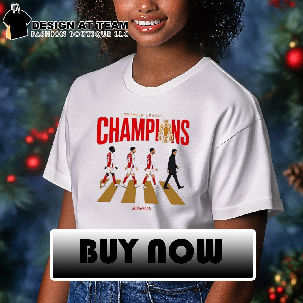 Premier League North London FC Champions 2025-2026 Abbey Road shirt