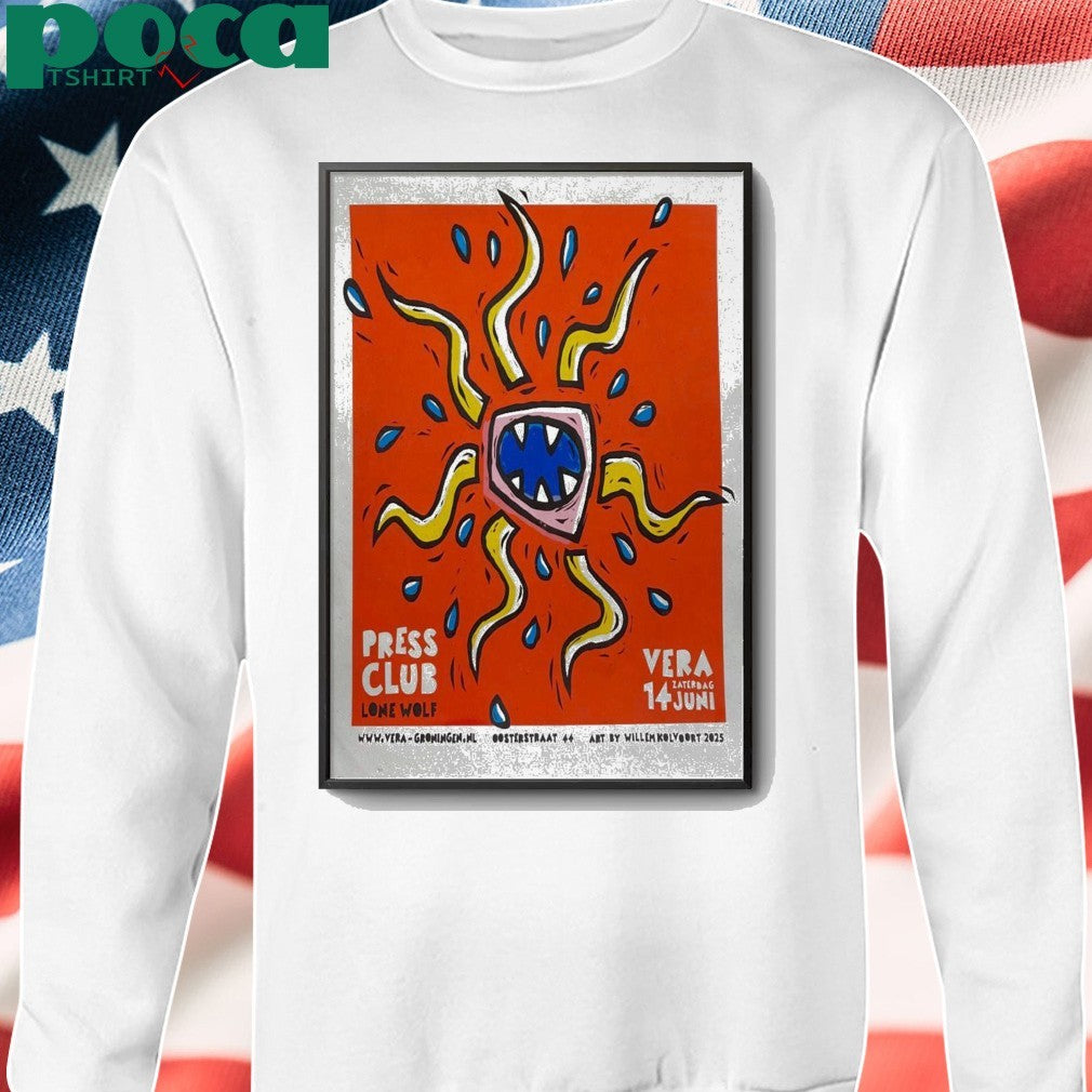 Press Club Groningen NL 6-14-2025 Poster shirt