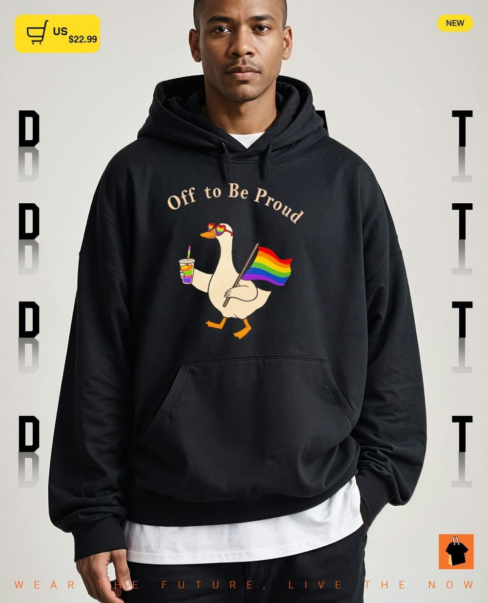 Pride Goose LGBT Rainbow off to be proud shirt