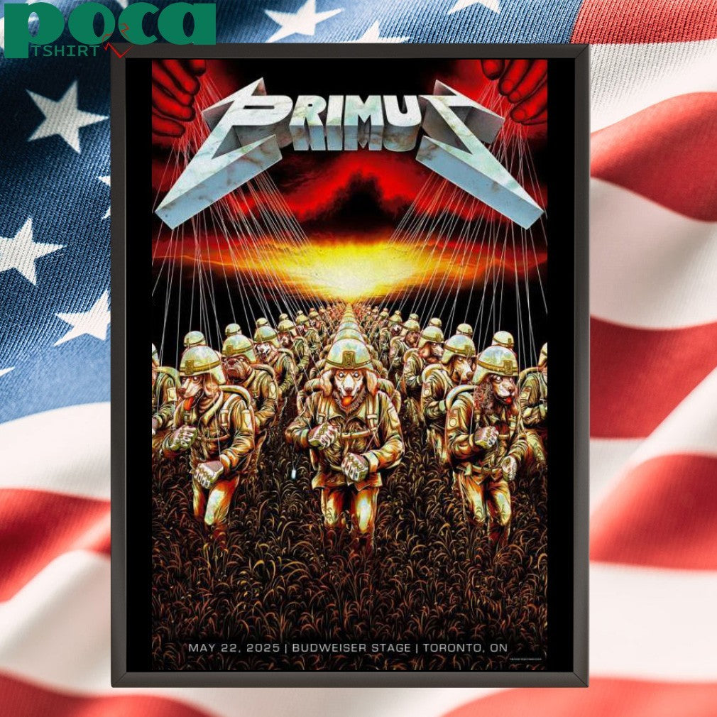Primus At Budweiser Stage On May 22, 2025 Show Poster shirt