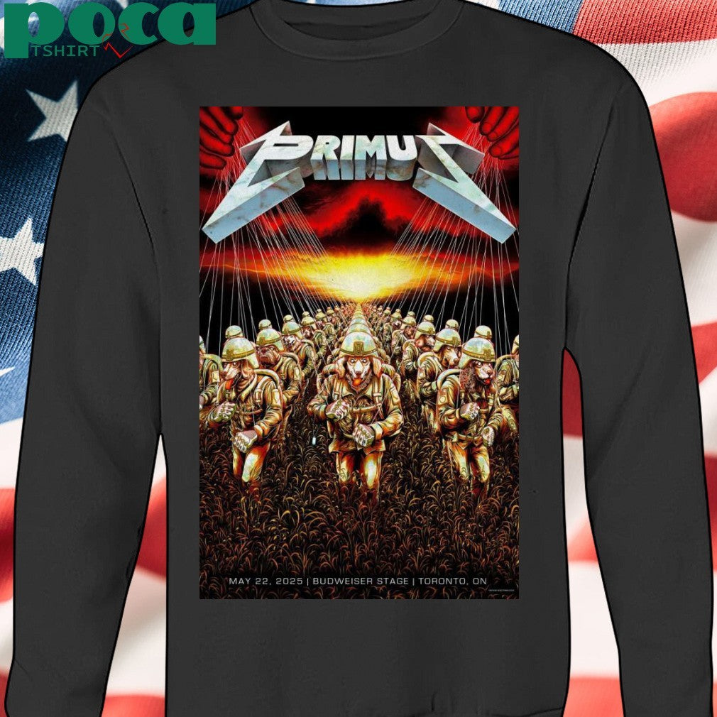 Primus At Budweiser Stage On May 22, 2025 Show Poster shirt