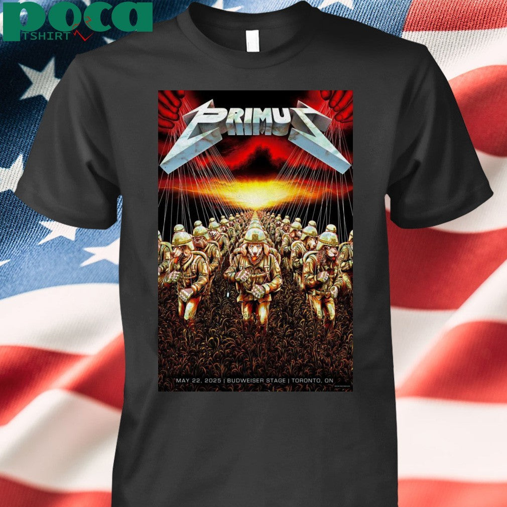 Primus At Budweiser Stage On May 22, 2025 Show Poster shirt