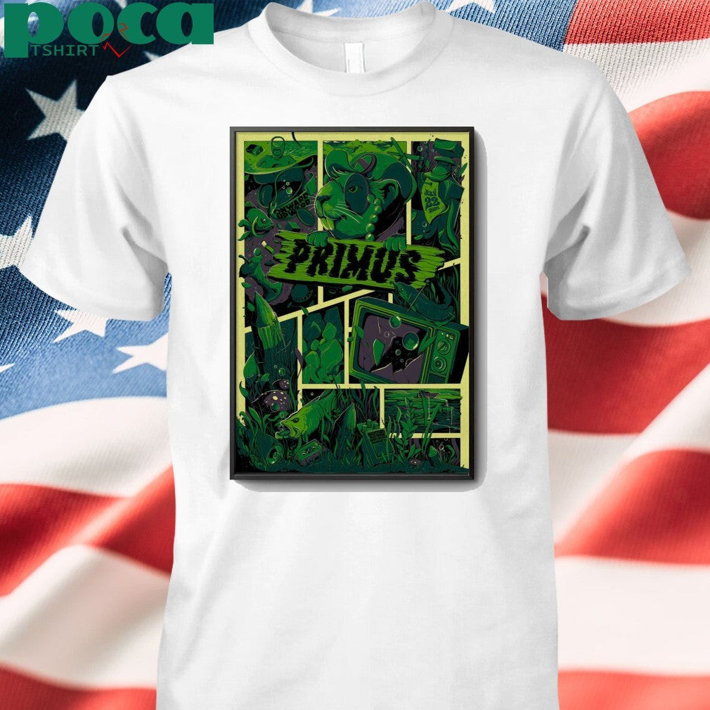 Primus At Hartford HealthCare Amphitheater On Jul 22 2025 Poster shirt