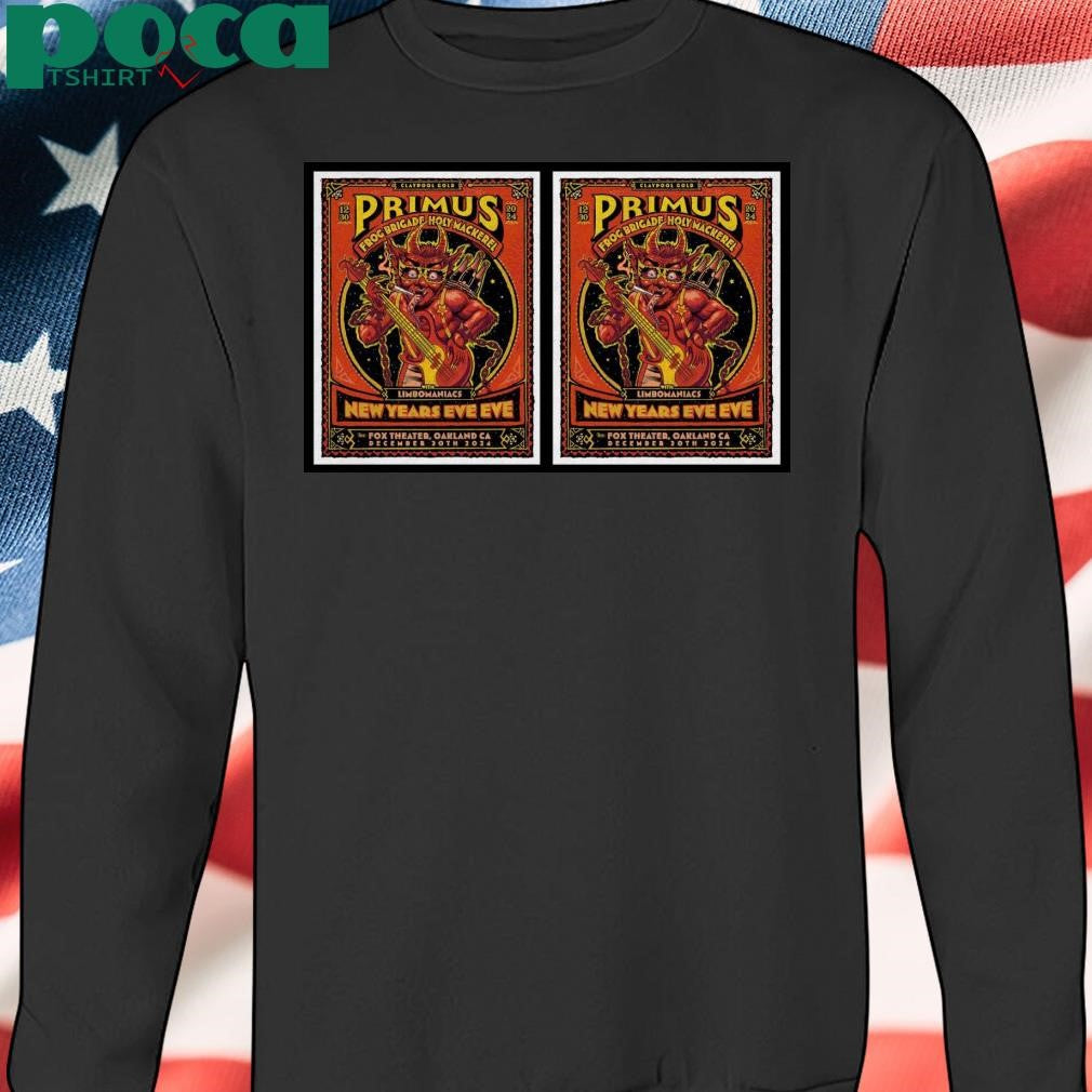 Primus Dec 30-31 2024 Fox Theater in Oakland CA Poster shirt