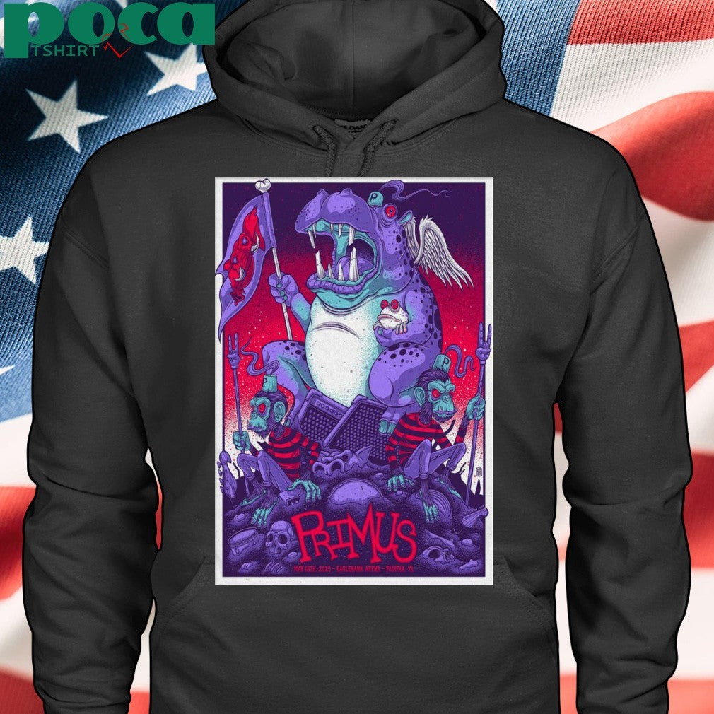 Primus EagleBank Arena In Fairfax VA May 18 2025 Poster shirt