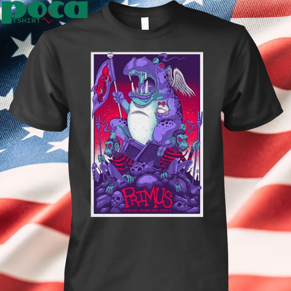 Primus EagleBank Arena In Fairfax VA May 18 2025 Poster shirt