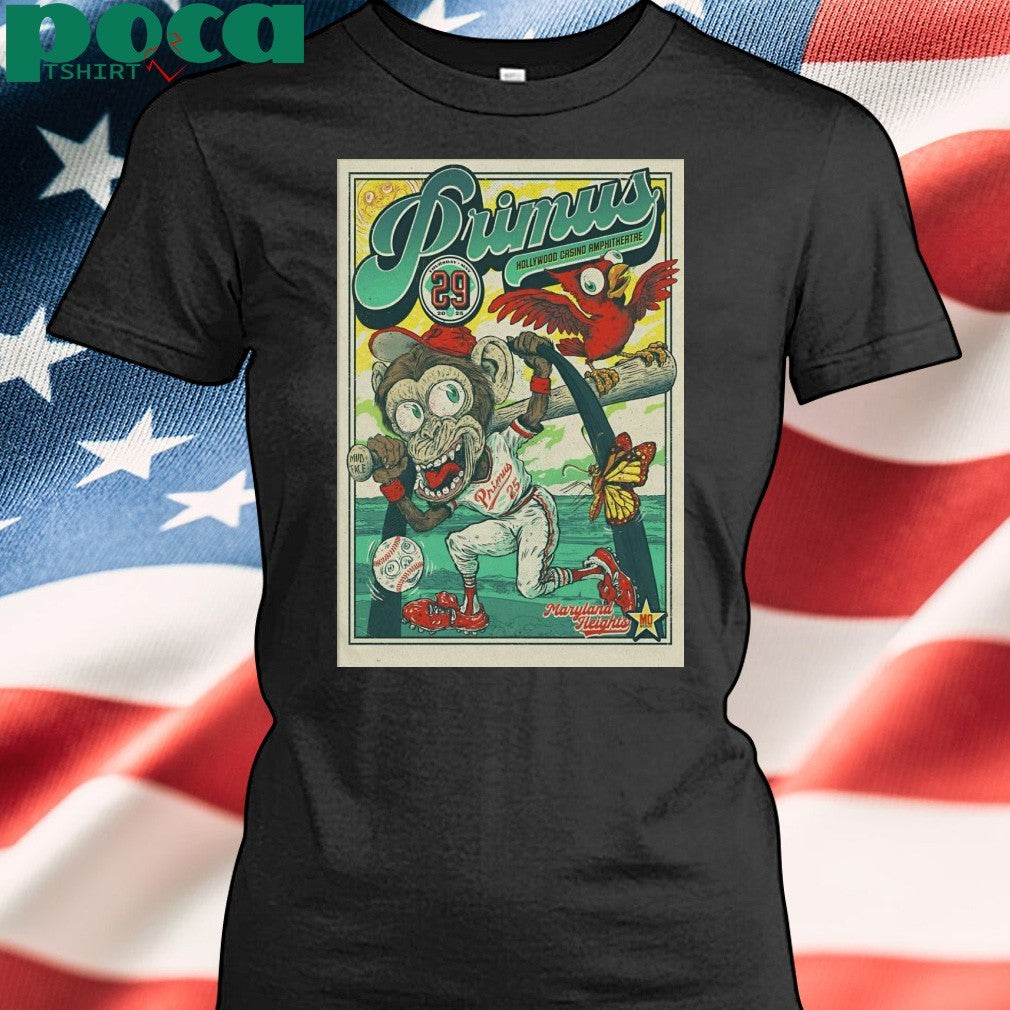 Primus Hollywood Casino Amphitheater In Maryland Heights MO May 29 2025 Poster Shirt