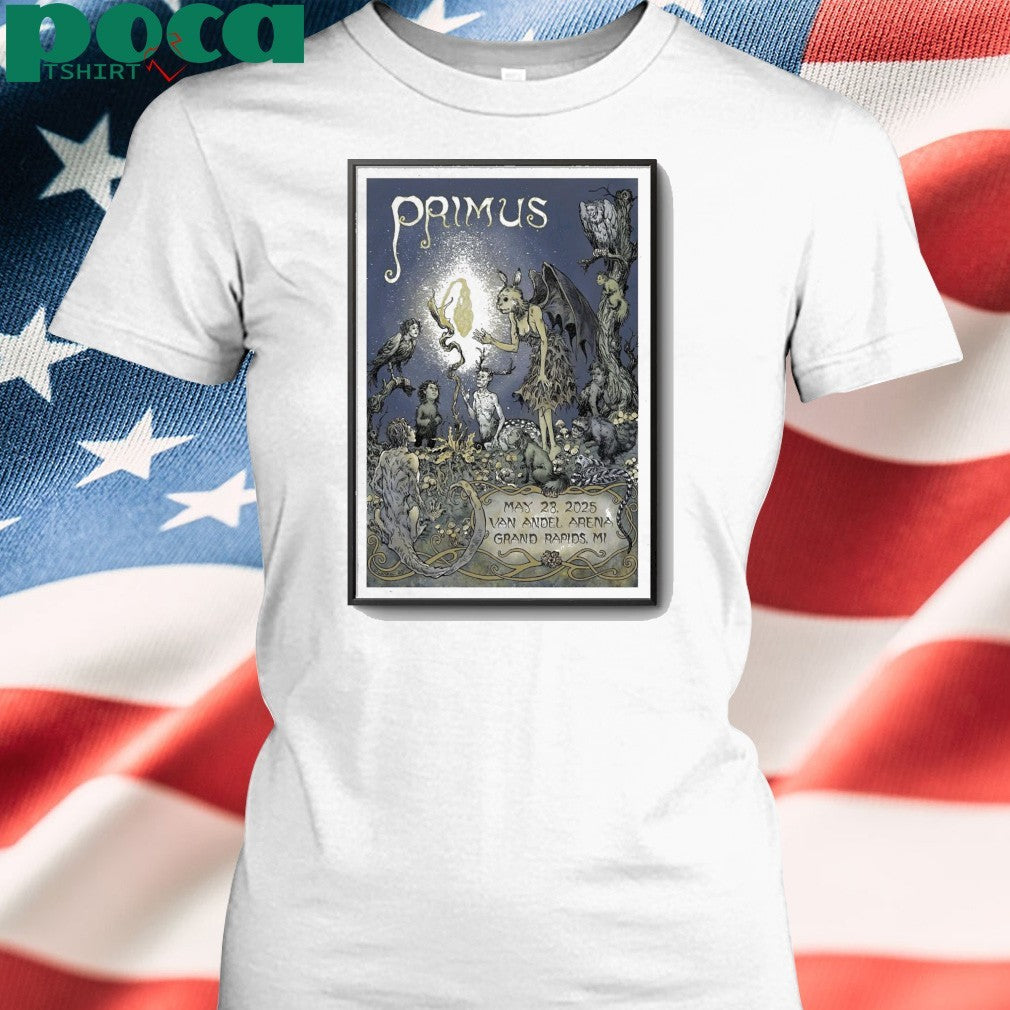 Primus In Grand Rapids MI On May 28 2025 Poster shirt
