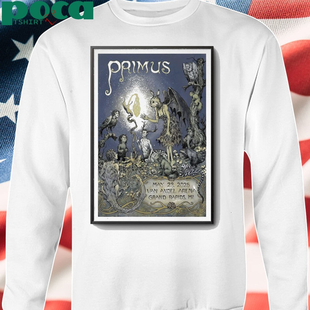 Primus In Grand Rapids MI On May 28 2025 Poster shirt