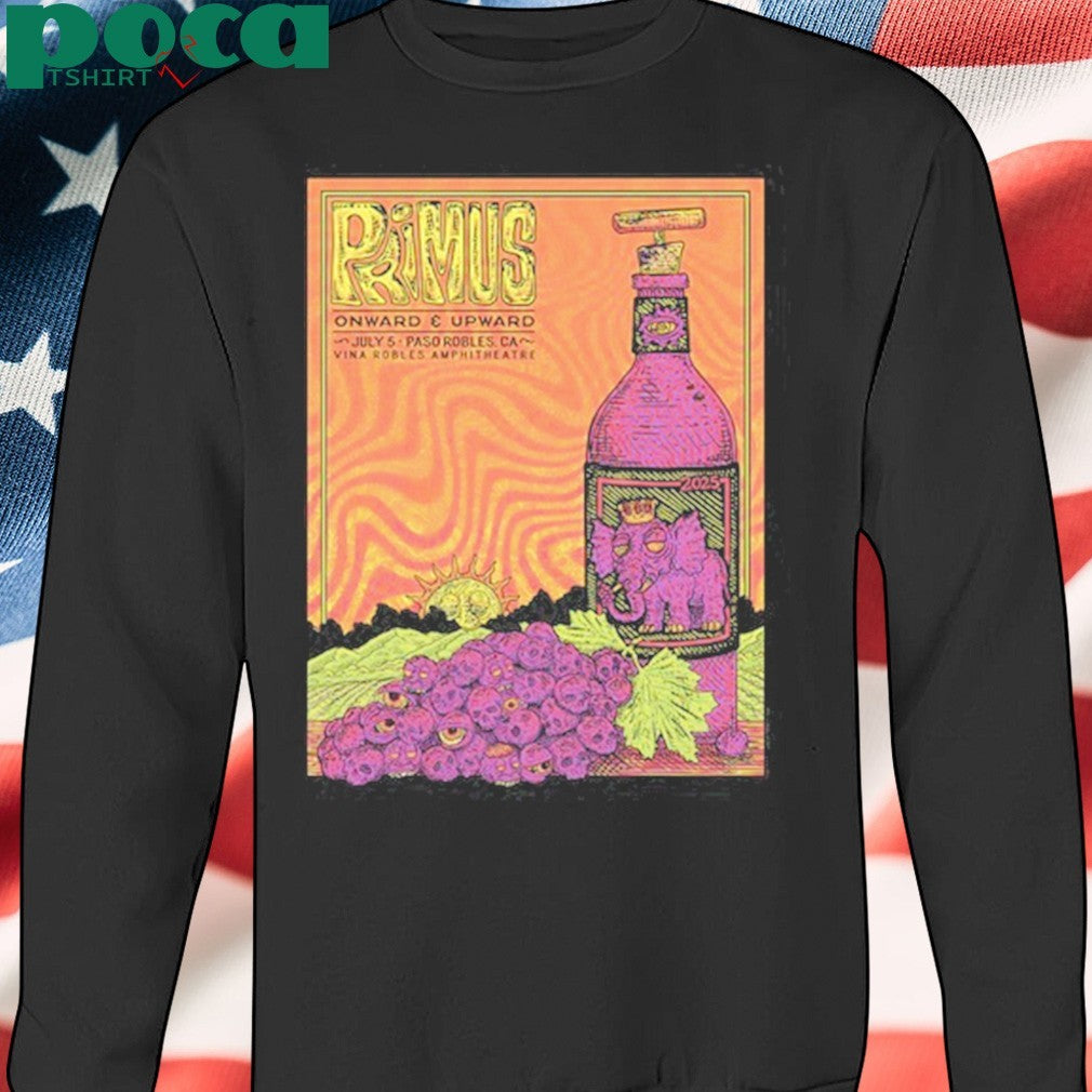 Primus Live Paso Robles, CA July 05 2025 Live shirt