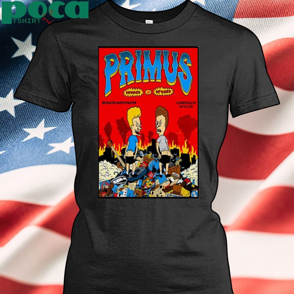 Primus Louisville Tour On July 15 2025 Poster T-shirt