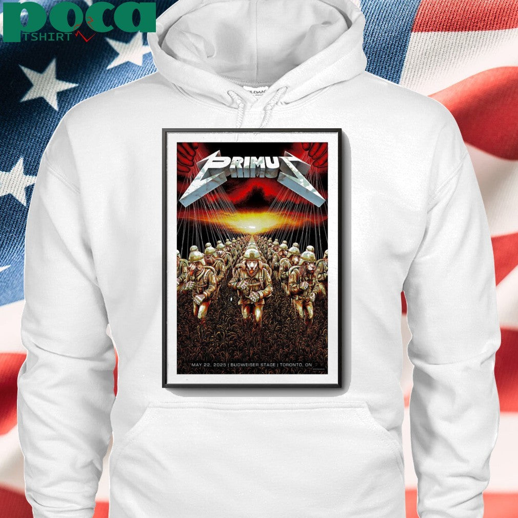 Primus May 22, 2025 Budweiser Stage Toronto, ON Poster shirt