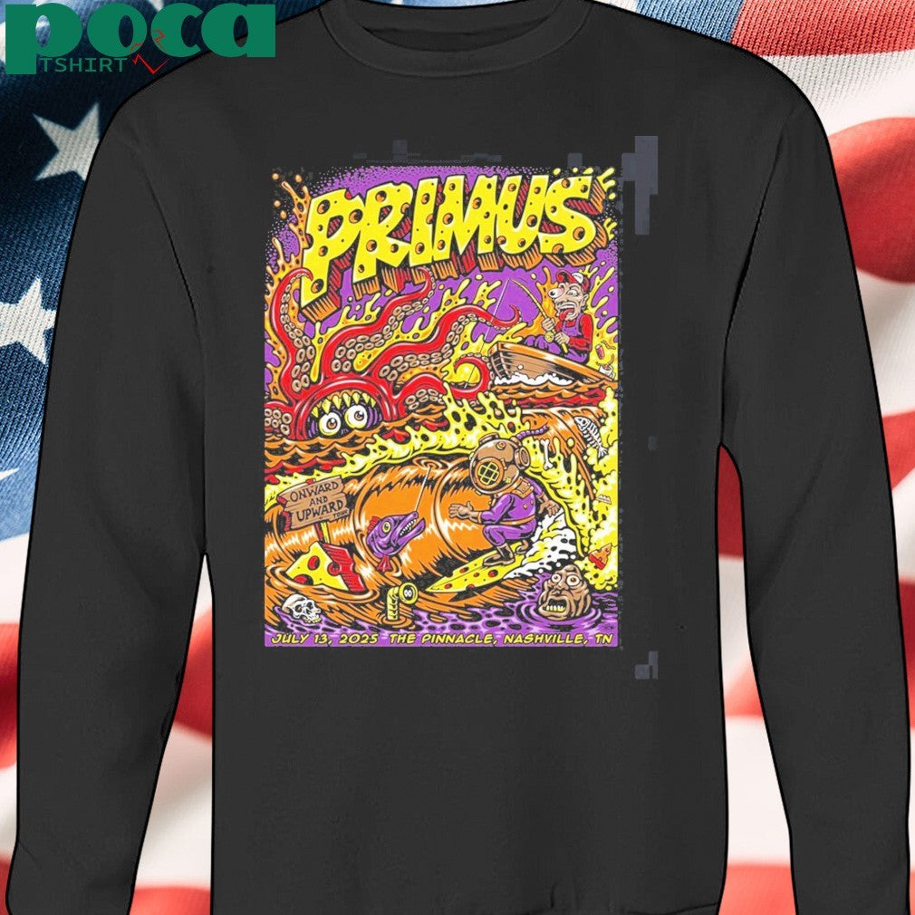 Primus Nashville Tennessee 2025 Event Poster At The Pinnacle On July 13 2025 shirt
