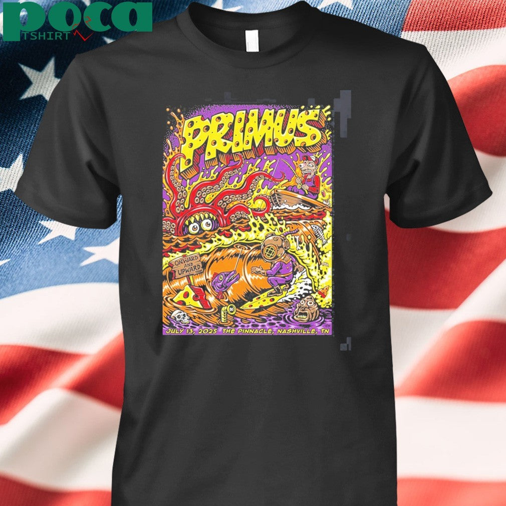 Primus Nashville Tennessee 2025 Event Poster At The Pinnacle On July 13 2025 shirt
