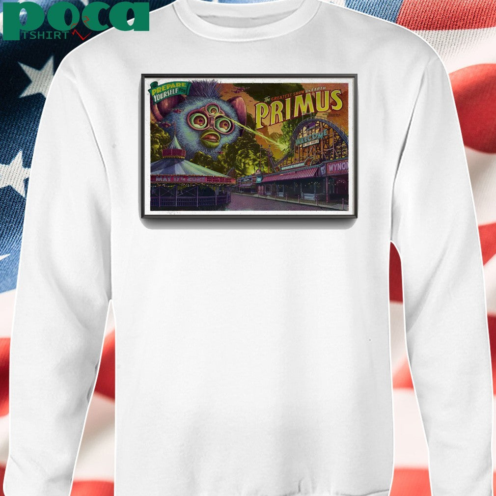 Primus On May 17, 2025 In Holmdel, NJ Tour Poster shirt