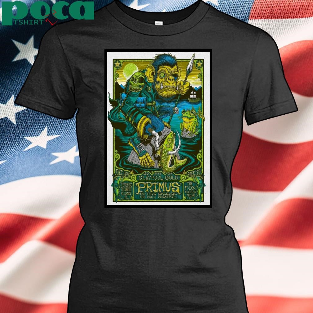 Primus Tour Frog Brigade Dec 30 And 31 2024 Poster Holy Mackerel Shirt