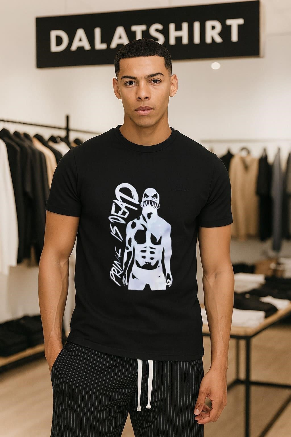 Prince Is Dead Graphic Streetwear Aesthetic Casual shirt