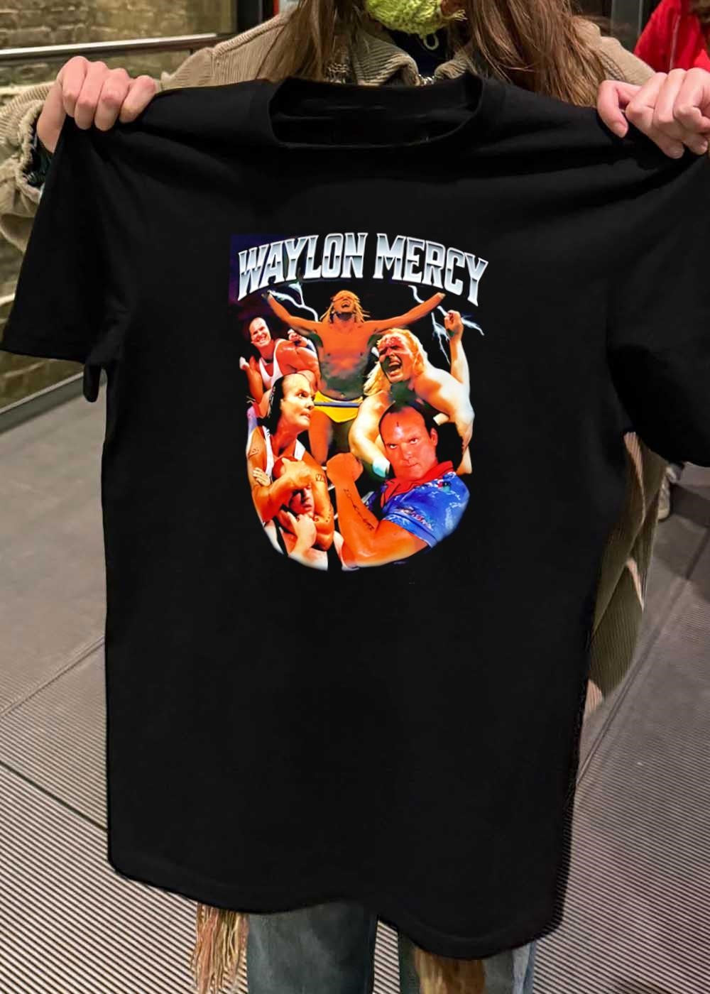 Pro Wrestling Apparel Waylon Mercy Collage Character Portrait shirt