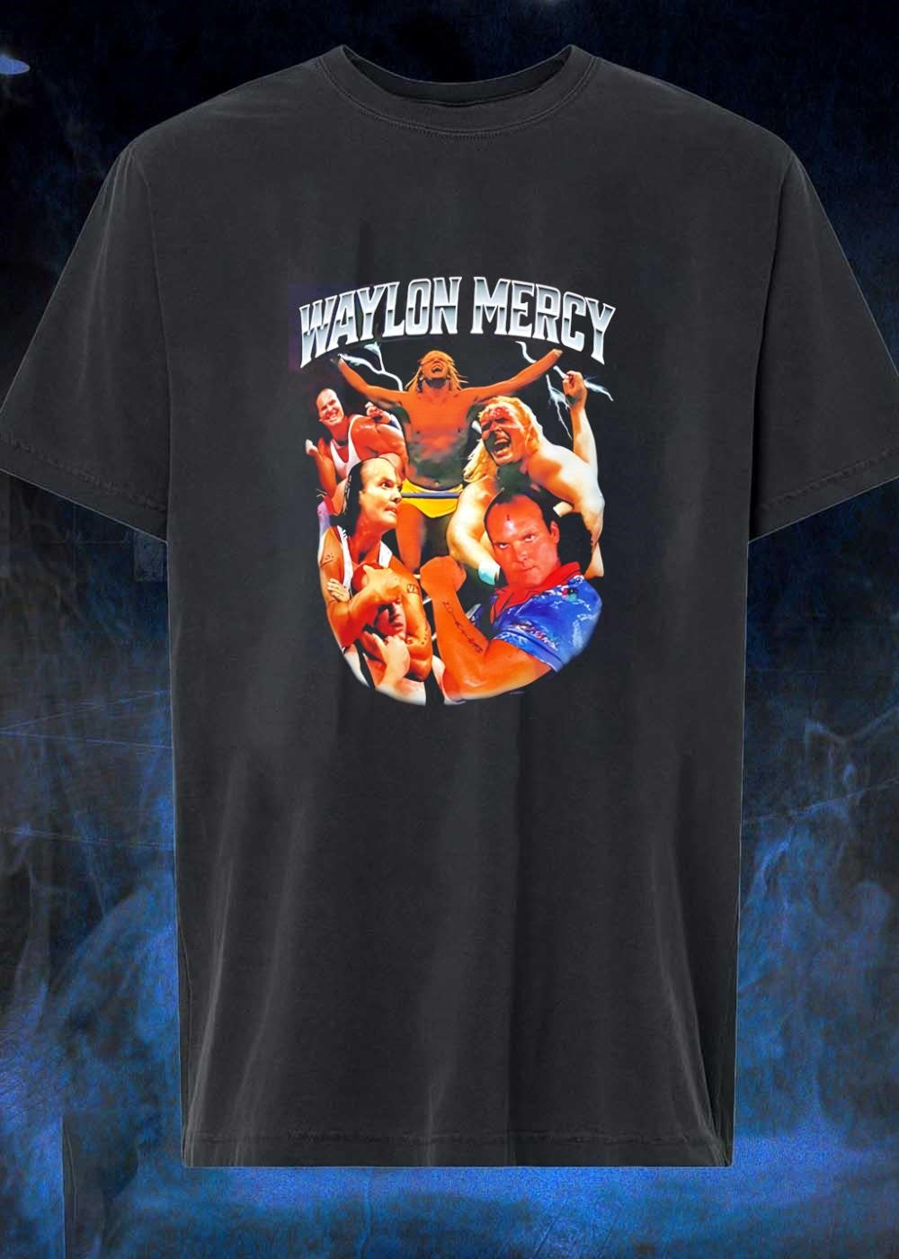 Pro Wrestling Apparel Waylon Mercy Collage Character Portrait shirt