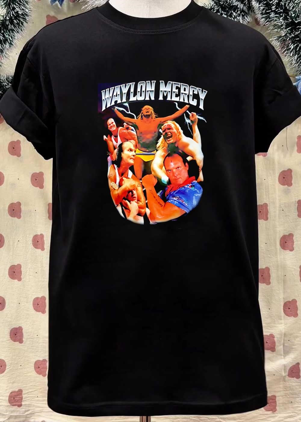 Pro Wrestling Apparel Waylon Mercy Collage Character Portrait shirt