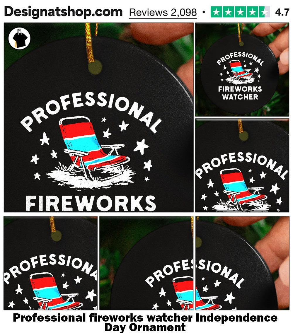 Professional fireworks watcher Independence Day shirt