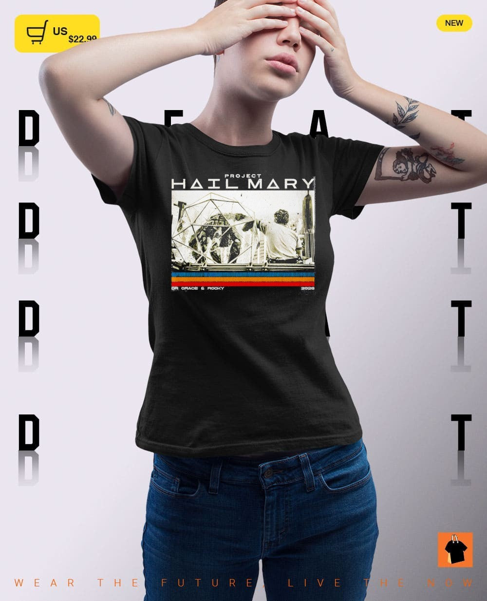 Project Hail Mary Dr Grace and Rocky Sci-Fi Space Novel Fan shirt