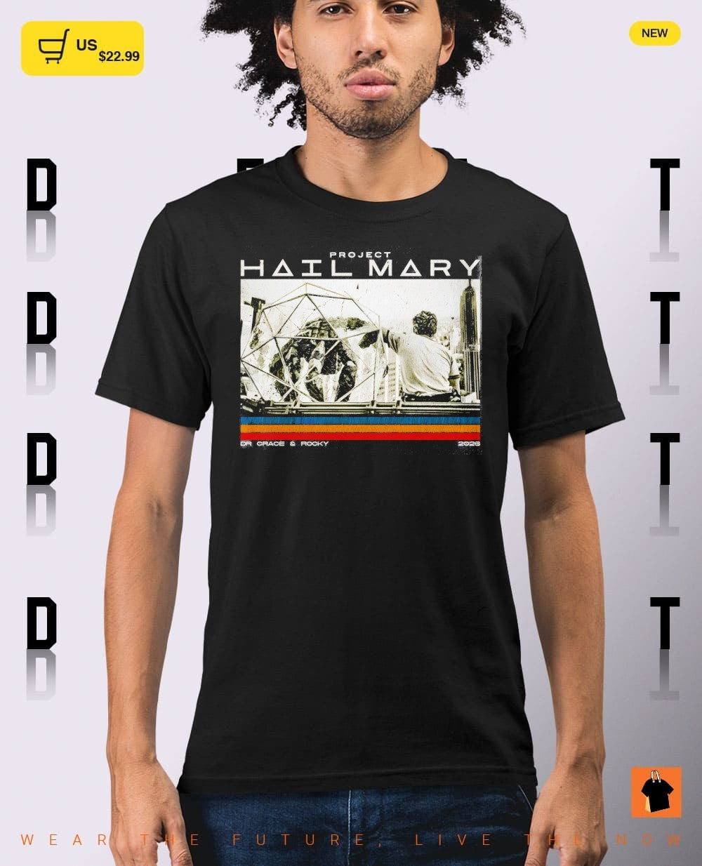 Project Hail Mary Dr Grace and Rocky Sci-Fi Space Novel Fan shirt