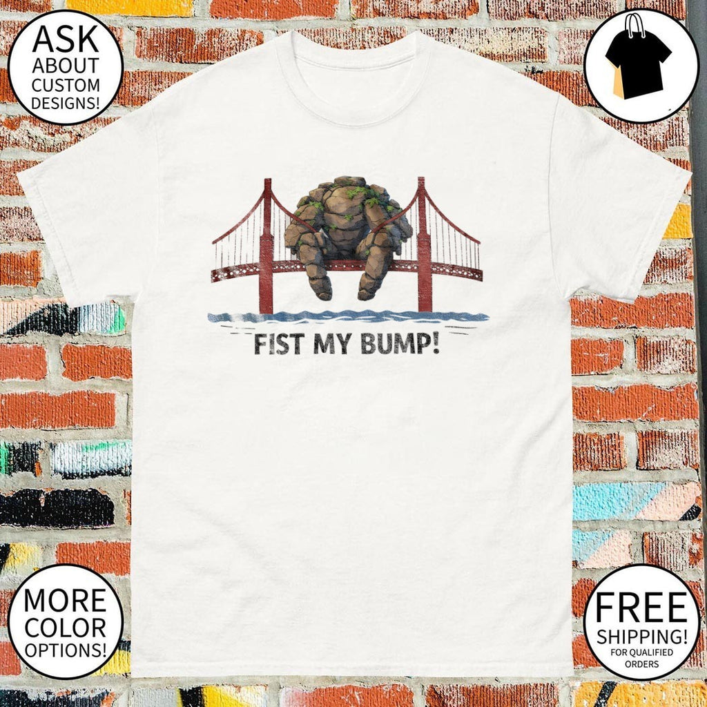 Project Hail Mary Rocky Alien Golden Gate Bridge Fist My Bump vintage shirt