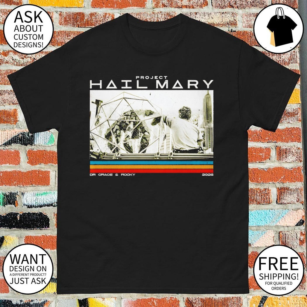 Project Hail Mary Sci-Fi Dr Grace and Rocky vintage shirt