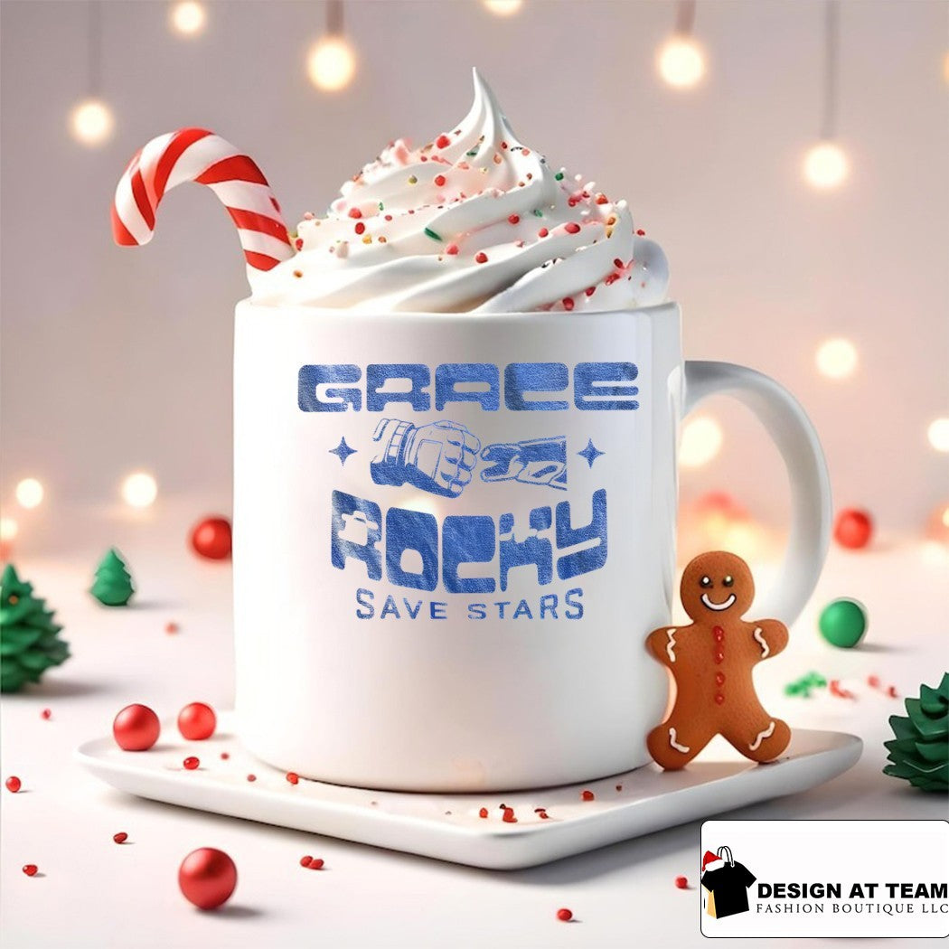 Project Hail Mary Science Fiction Fan Grace Rocky Save Stars shirt
