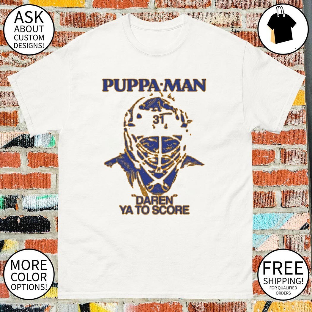 Puppa-man Daren ya to score Daren Puppa 31 Buffalo Sabres shirt