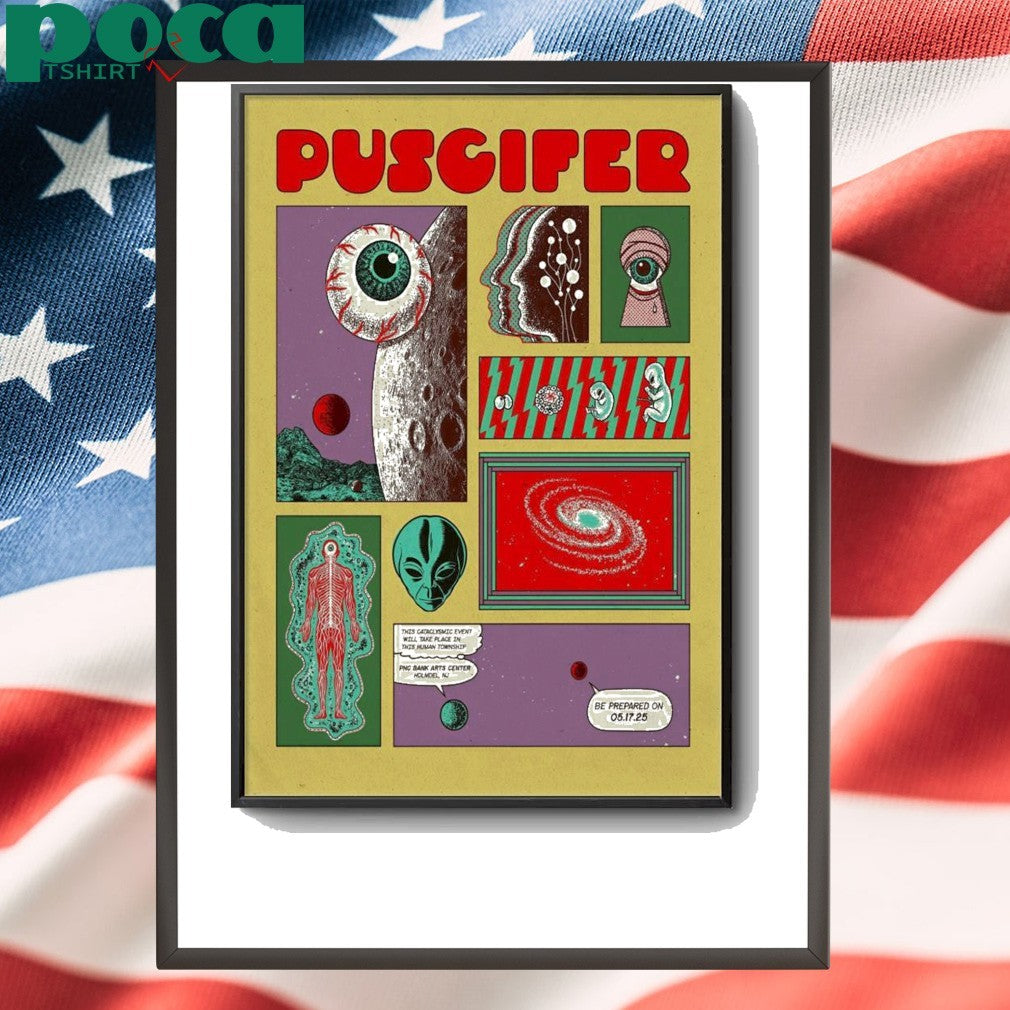 Puscifer May 17 2025 PNC Bank Arts Center Holmdel NJ Poster shirt