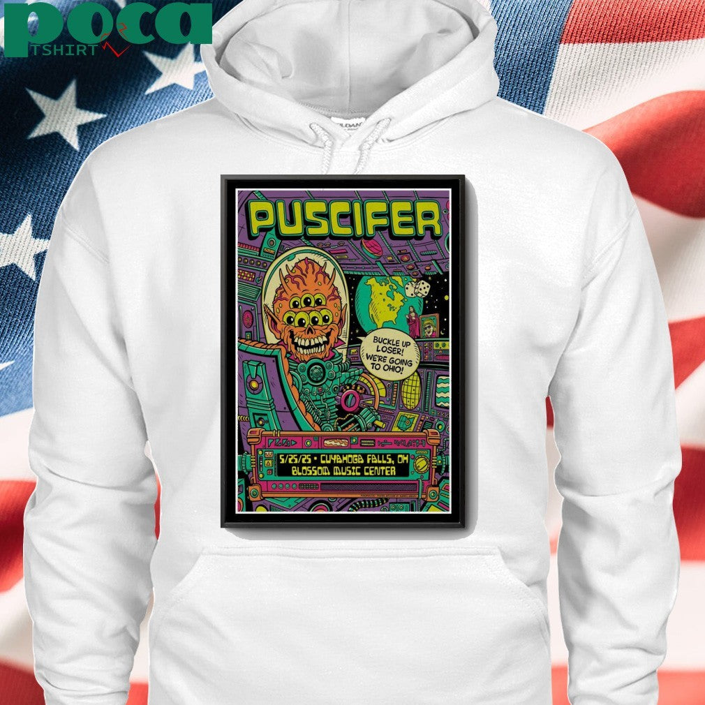 Puscifer Show May 25 2025 Blossom Music Center Cuyahoga Falls, OH Poster shirt