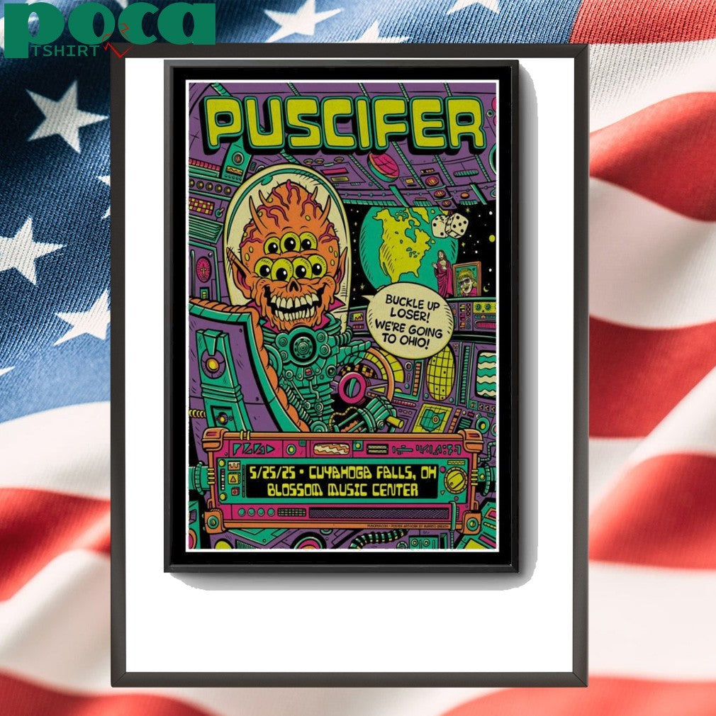 Puscifer Show May 25 2025 Blossom Music Center Cuyahoga Falls, OH Poster shirt