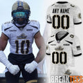 Quad City Steamwheelers 2026 White Out Military Night Custom Football Jersey