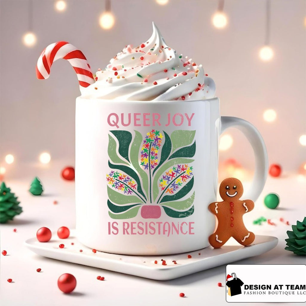Queer Joy is resistance floral shirt
