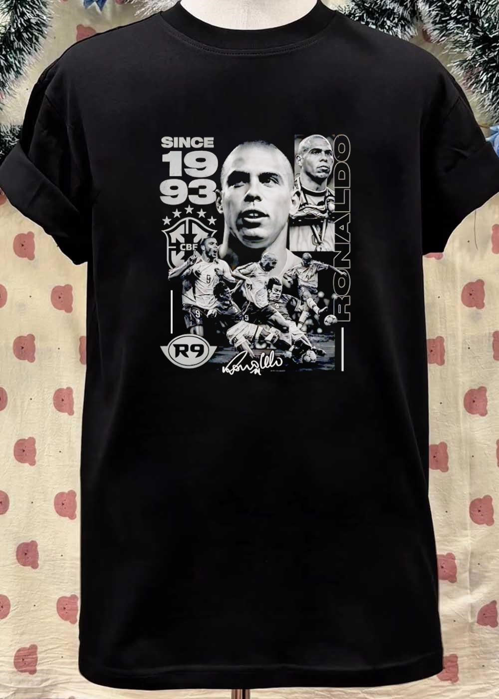 R9 Ronaldo Signature Brazilian Legend Since 1993 CBF Football T-Shirt