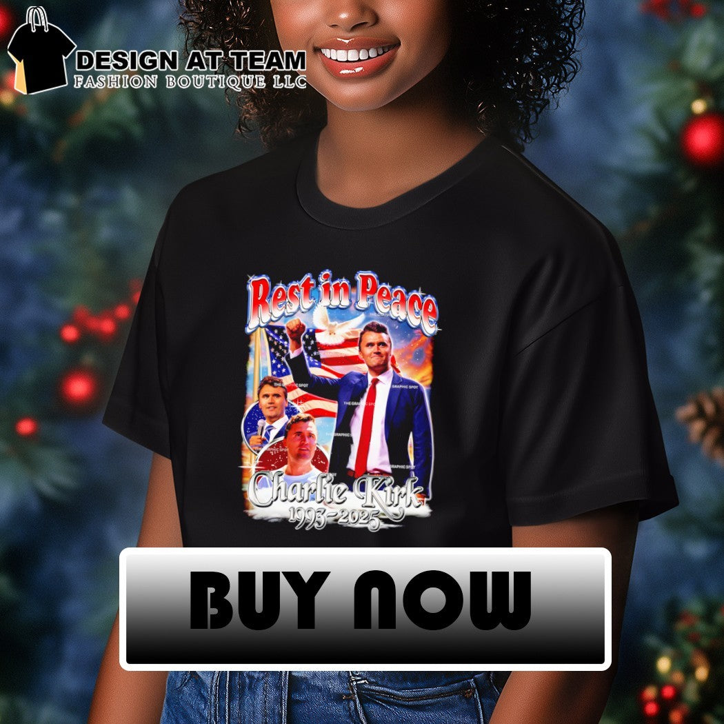 RIP Charlie Kirk Rest in Peace Memorial 1993 2025 shirt