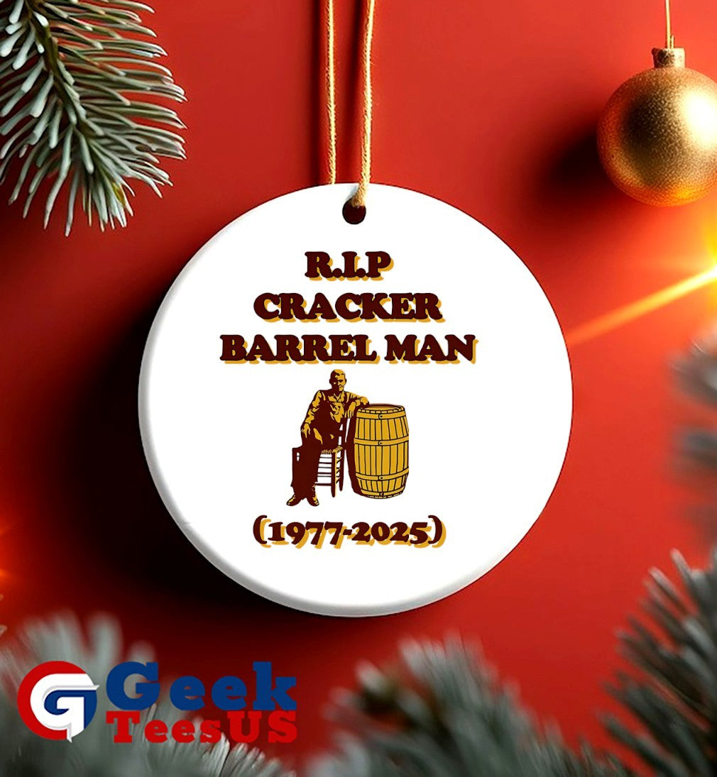 RIP Cracker Barrel Man 1977-2025 shirt