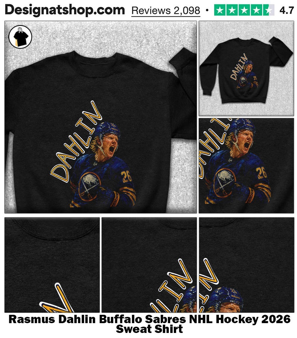 Rasmus Dahlin Buffalo Sabres NHL Hockey 2026 shirt